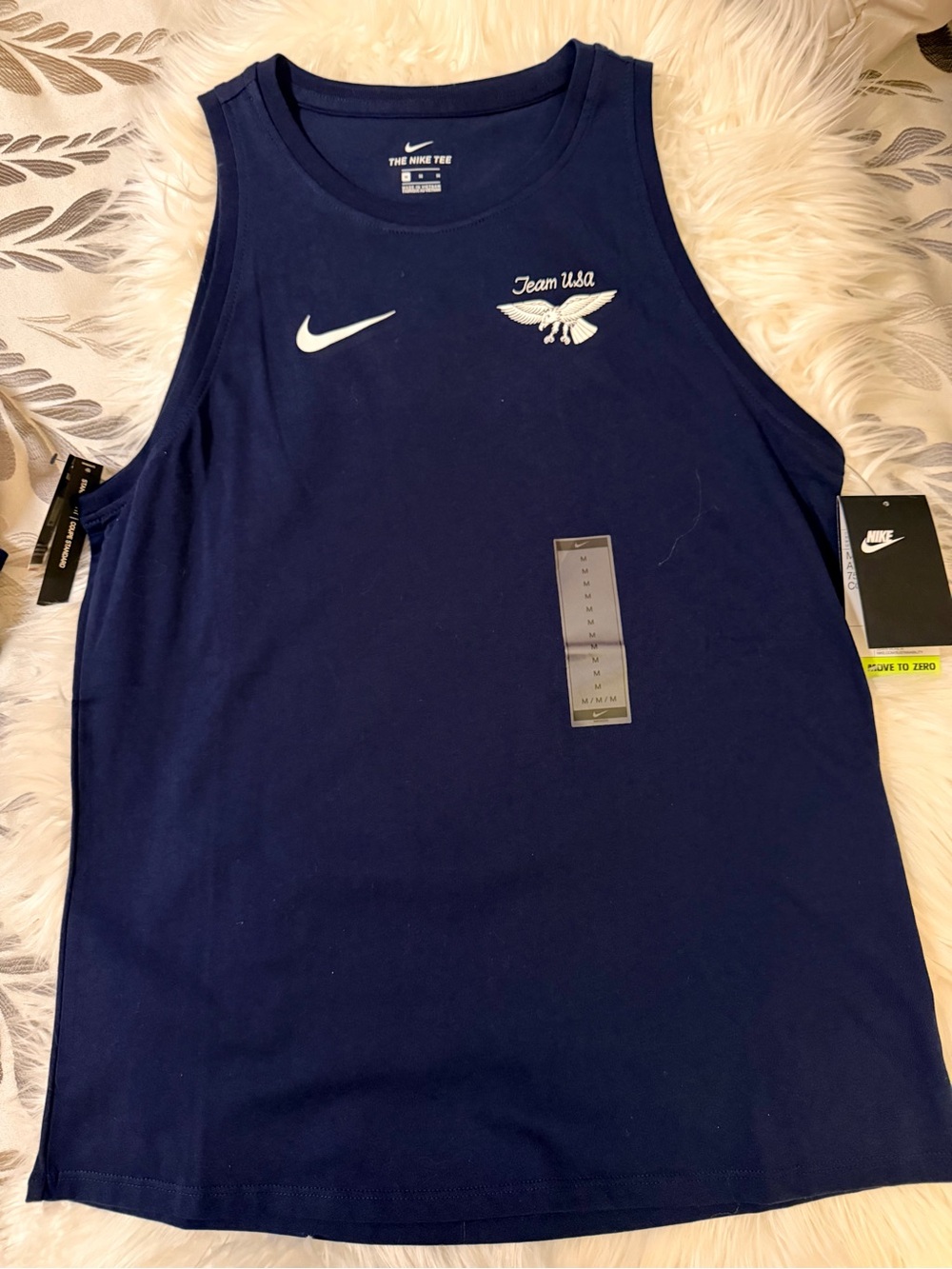 Nike Navy Blue Team USA Athletic Tank